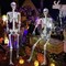 7.9ft/240cm Halloween Skeleton Full Body Outdoor Yard Skeleton with Movable Joints Realistic Poseable Human Bones Skeleton for Halloween Lawn Party Prop (7.9ft)